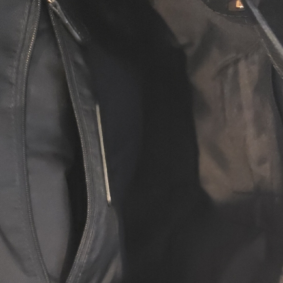 COACH Classic Black Leather Backpack with Turnlock Pockets.Mint Condition. - Picture 5 of 5